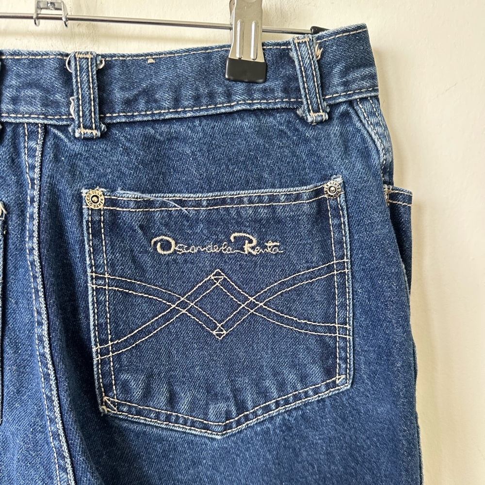 Vintage Oscar de la Renta High Waisted Denim Jeans